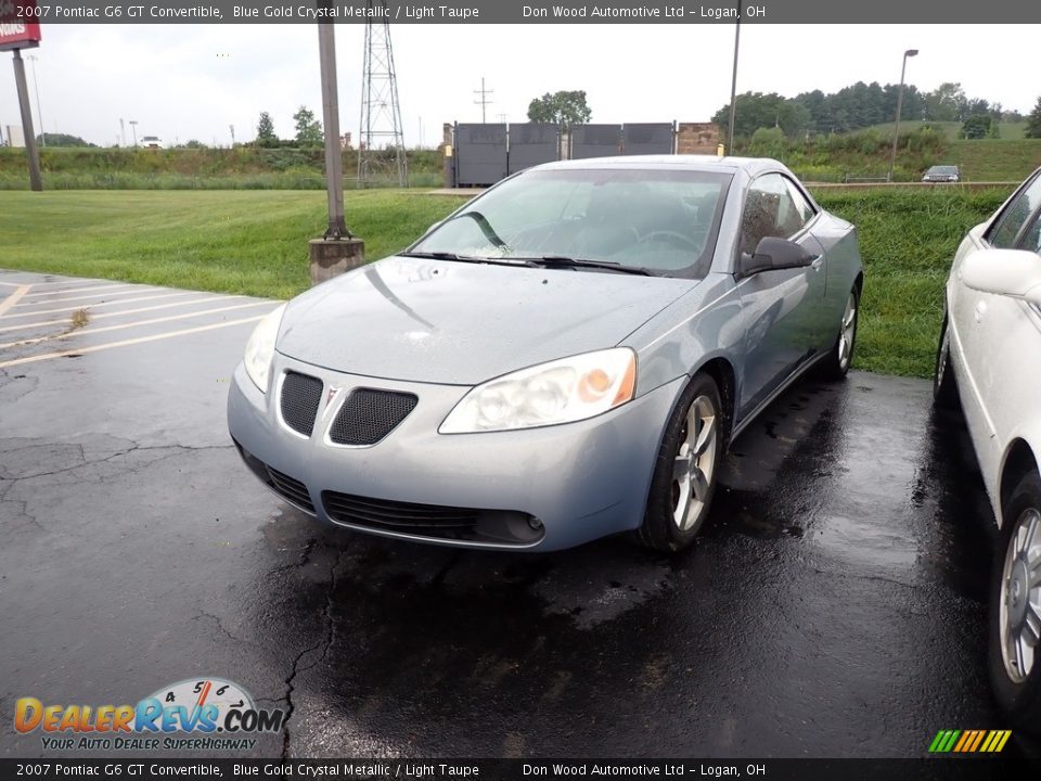 2007 Pontiac G6 GT Convertible Blue Gold Crystal Metallic / Light Taupe Photo #5