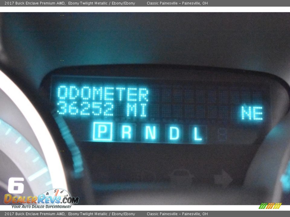 2017 Buick Enclave Premium AWD Ebony Twilight Metallic / Ebony/Ebony Photo #18