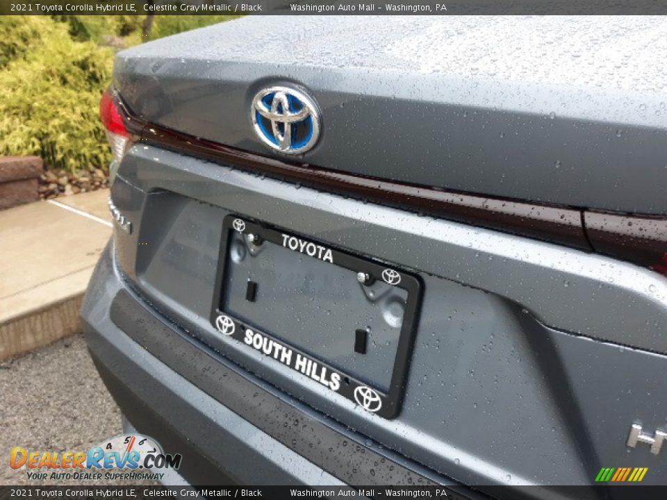 2021 Toyota Corolla Hybrid LE Celestite Gray Metallic / Black Photo #34