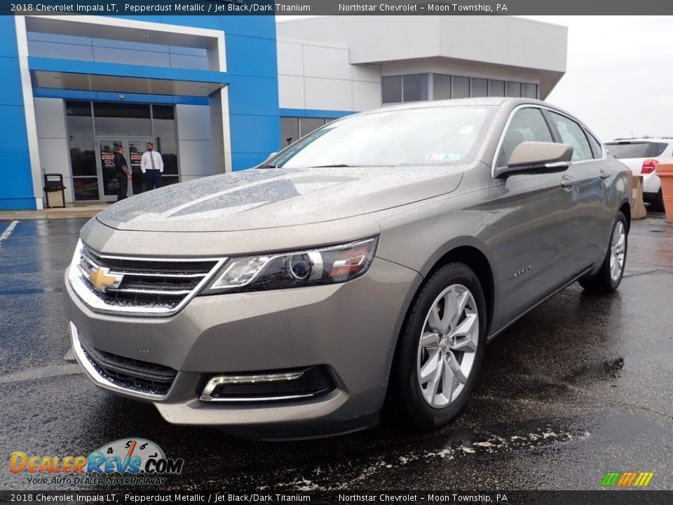 2018 Chevrolet Impala LT Pepperdust Metallic / Jet Black/Dark Titanium Photo #2