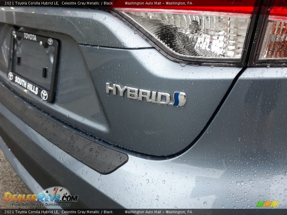 2021 Toyota Corolla Hybrid LE Celestite Gray Metallic / Black Photo #35