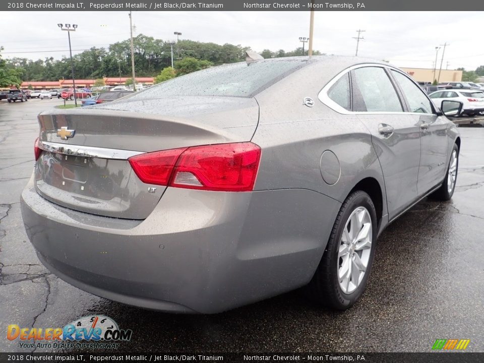 2018 Chevrolet Impala LT Pepperdust Metallic / Jet Black/Dark Titanium Photo #8