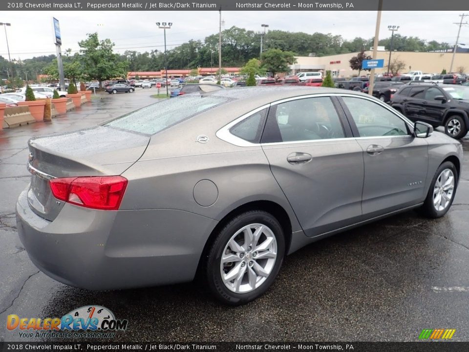 2018 Chevrolet Impala LT Pepperdust Metallic / Jet Black/Dark Titanium Photo #9