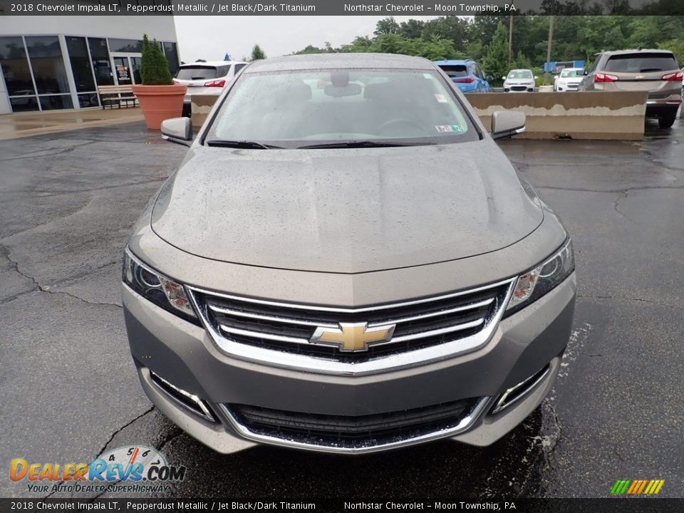 2018 Chevrolet Impala LT Pepperdust Metallic / Jet Black/Dark Titanium Photo #13