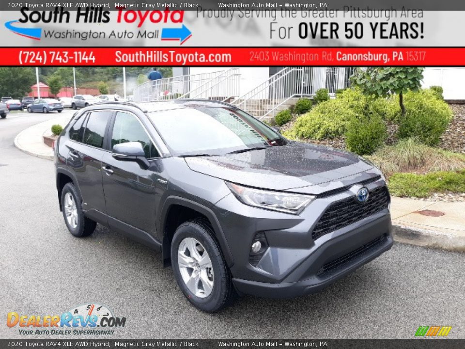 2020 Toyota RAV4 XLE AWD Hybrid Magnetic Gray Metallic / Black Photo #1