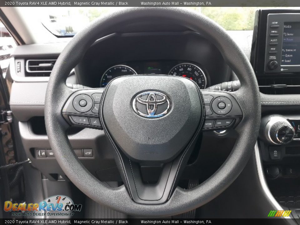 2020 Toyota RAV4 XLE AWD Hybrid Magnetic Gray Metallic / Black Photo #4