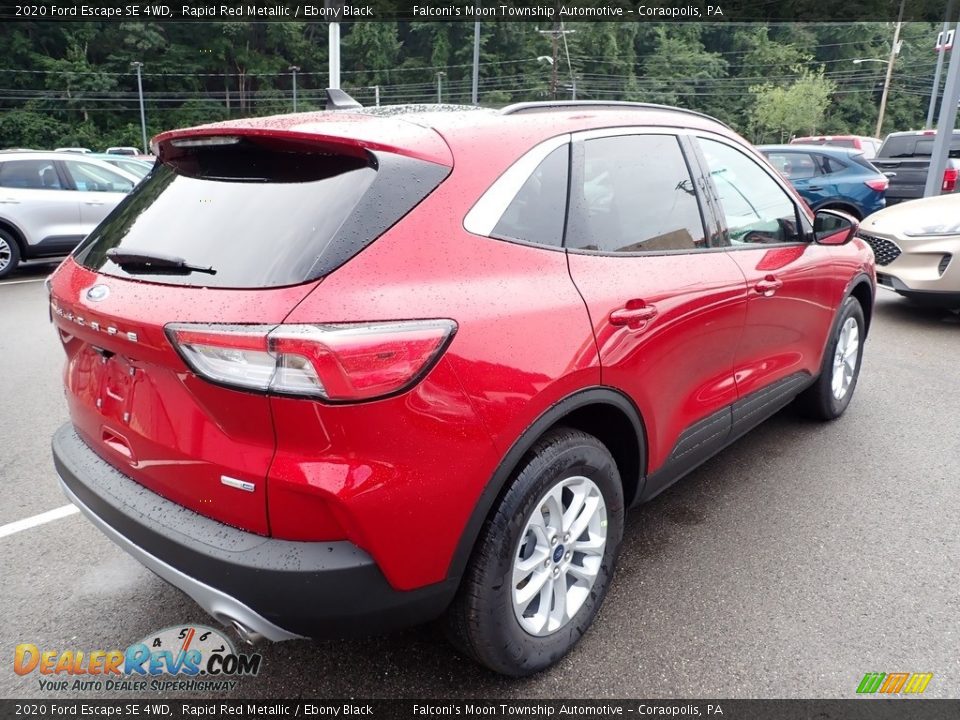 2020 Ford Escape SE 4WD Rapid Red Metallic / Ebony Black Photo #2