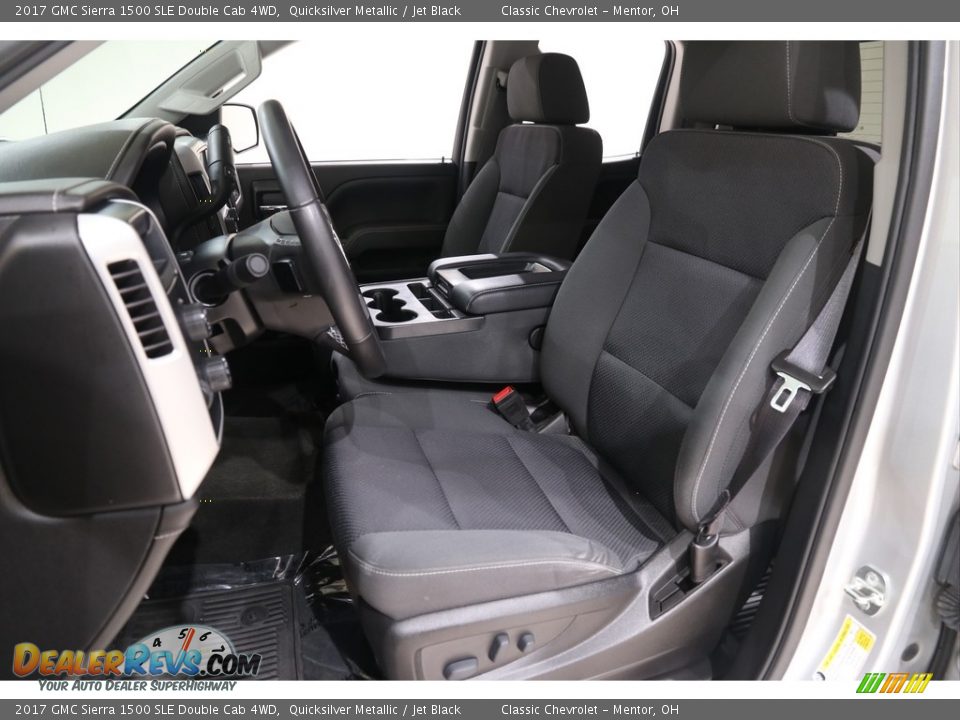 2017 GMC Sierra 1500 SLE Double Cab 4WD Quicksilver Metallic / Jet Black Photo #5