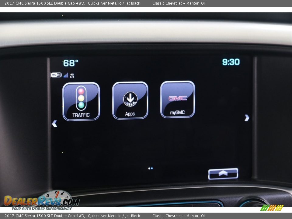 2017 GMC Sierra 1500 SLE Double Cab 4WD Quicksilver Metallic / Jet Black Photo #11