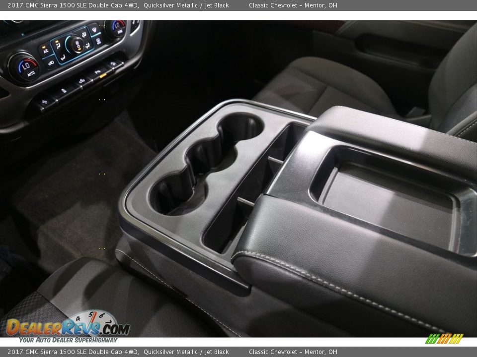 2017 GMC Sierra 1500 SLE Double Cab 4WD Quicksilver Metallic / Jet Black Photo #13