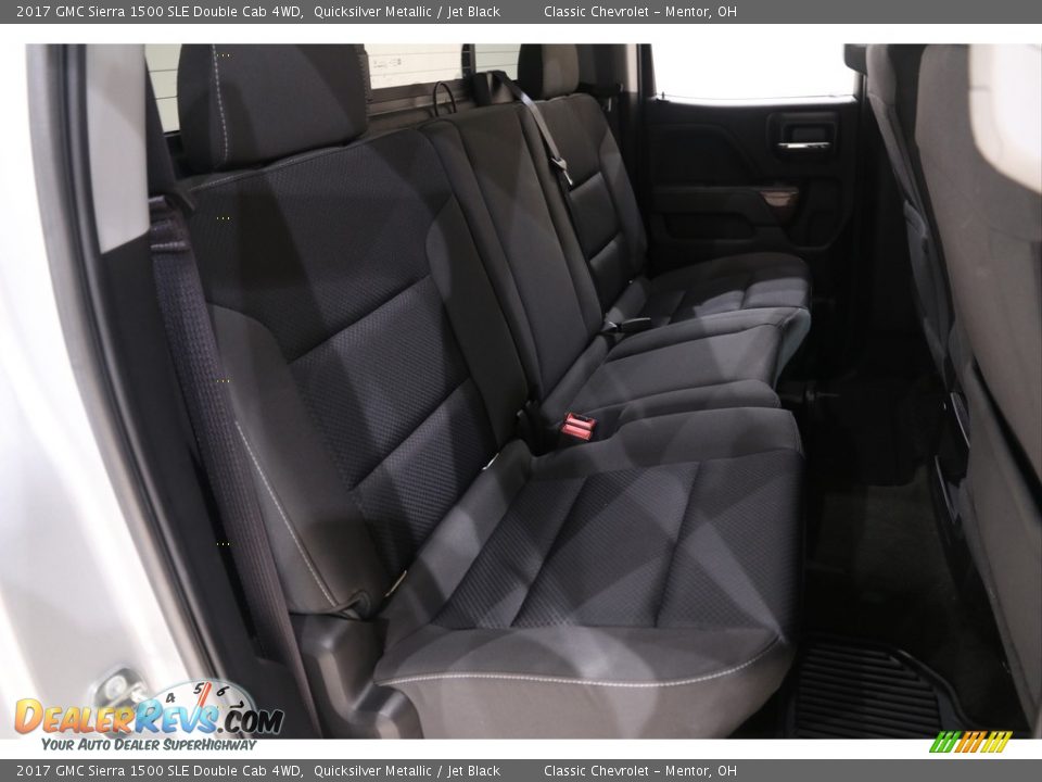 2017 GMC Sierra 1500 SLE Double Cab 4WD Quicksilver Metallic / Jet Black Photo #15