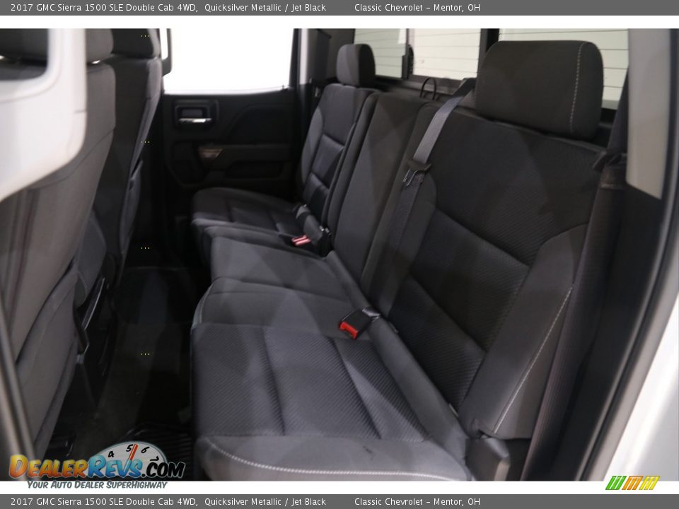 2017 GMC Sierra 1500 SLE Double Cab 4WD Quicksilver Metallic / Jet Black Photo #16