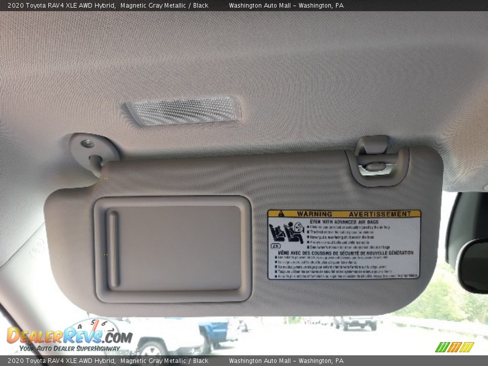 2020 Toyota RAV4 XLE AWD Hybrid Magnetic Gray Metallic / Black Photo #19