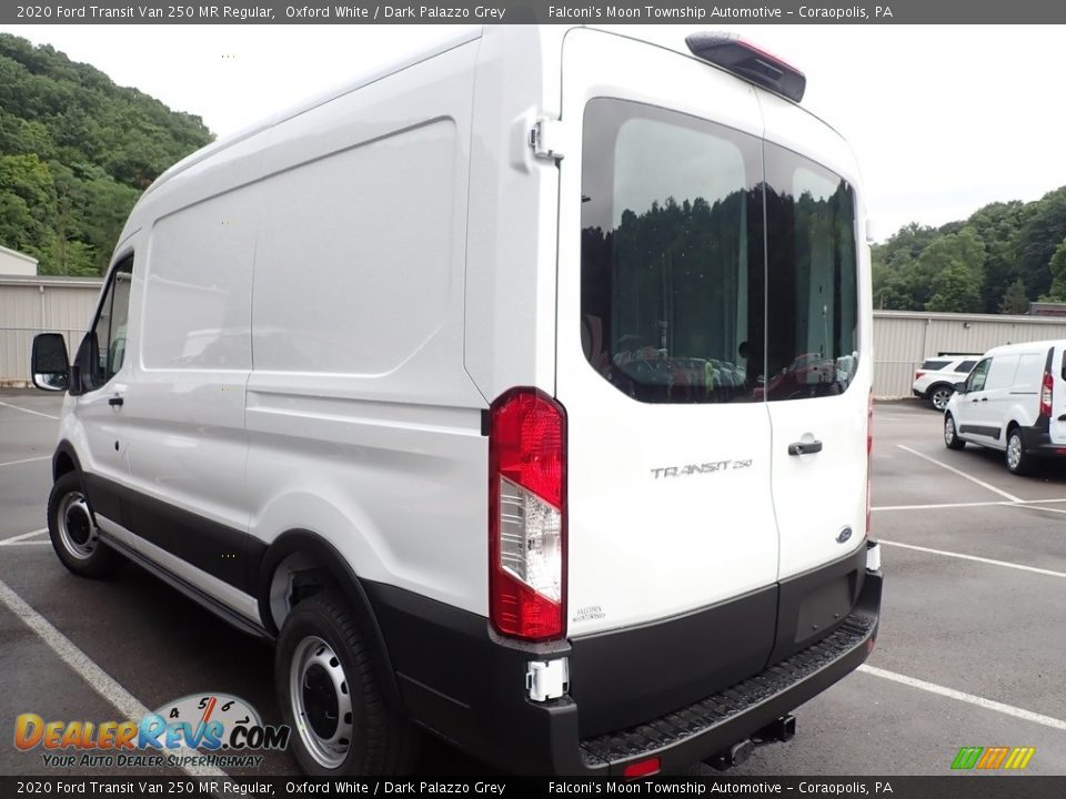 2020 Ford Transit Van 250 MR Regular Oxford White / Dark Palazzo Grey Photo #6
