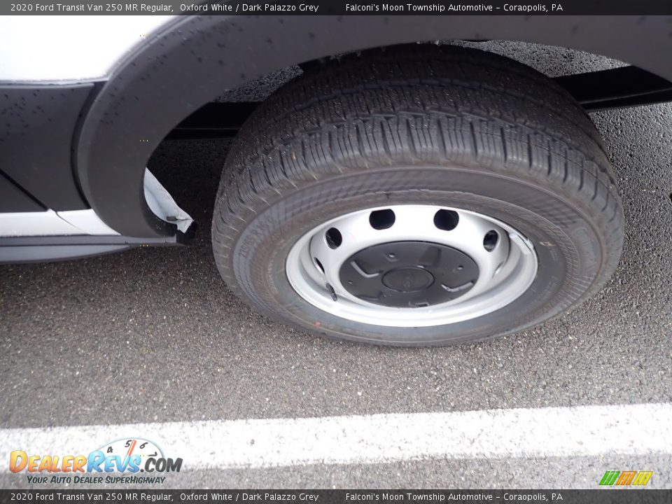 2020 Ford Transit Van 250 MR Regular Oxford White / Dark Palazzo Grey Photo #7