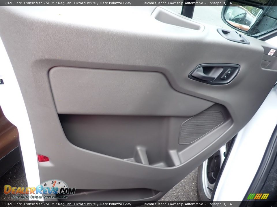 2020 Ford Transit Van 250 MR Regular Oxford White / Dark Palazzo Grey Photo #8