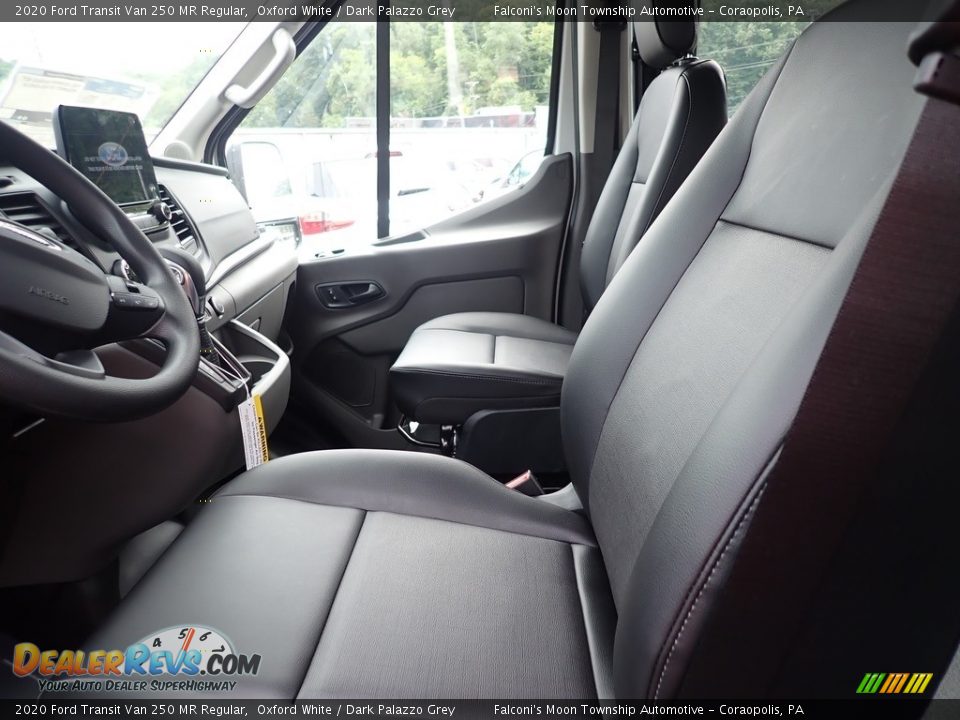 2020 Ford Transit Van 250 MR Regular Oxford White / Dark Palazzo Grey Photo #9
