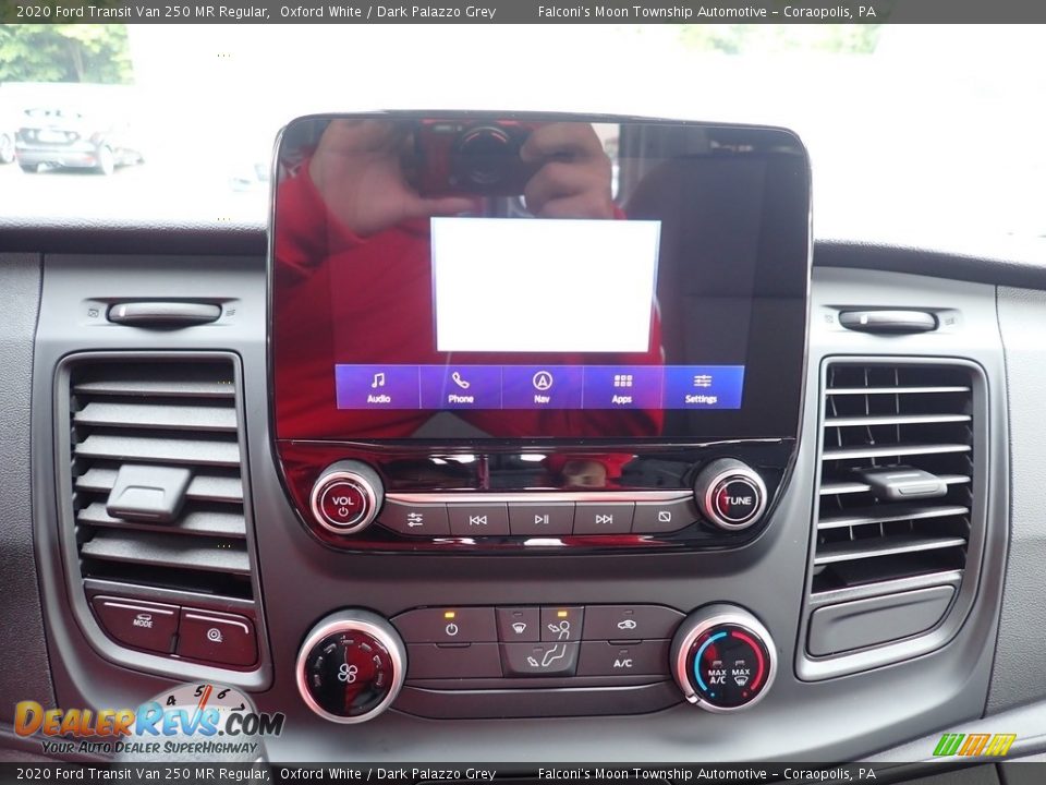 2020 Ford Transit Van 250 MR Regular Oxford White / Dark Palazzo Grey Photo #11