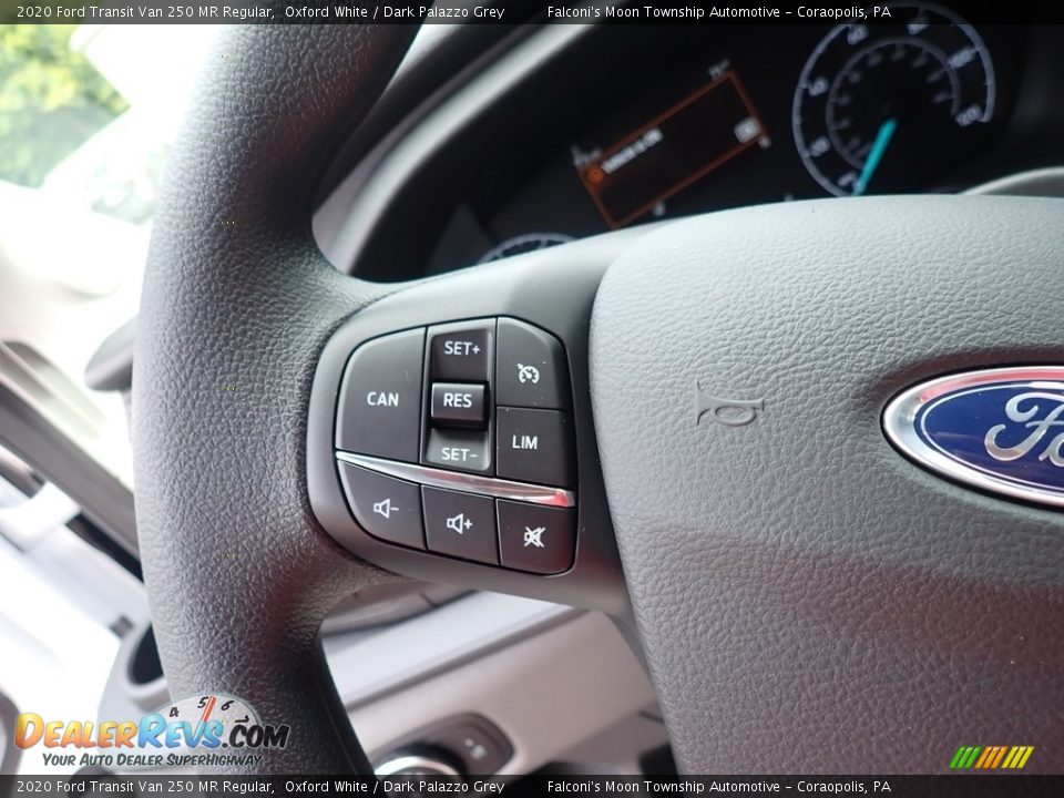 2020 Ford Transit Van 250 MR Regular Oxford White / Dark Palazzo Grey Photo #15