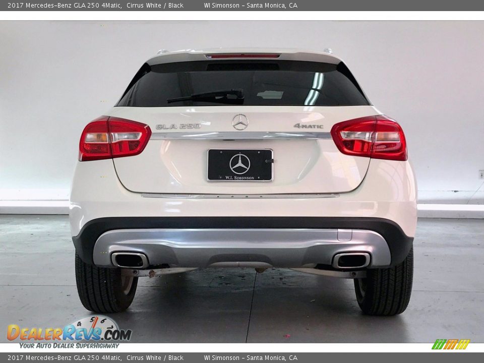 2017 Mercedes-Benz GLA 250 4Matic Cirrus White / Black Photo #3