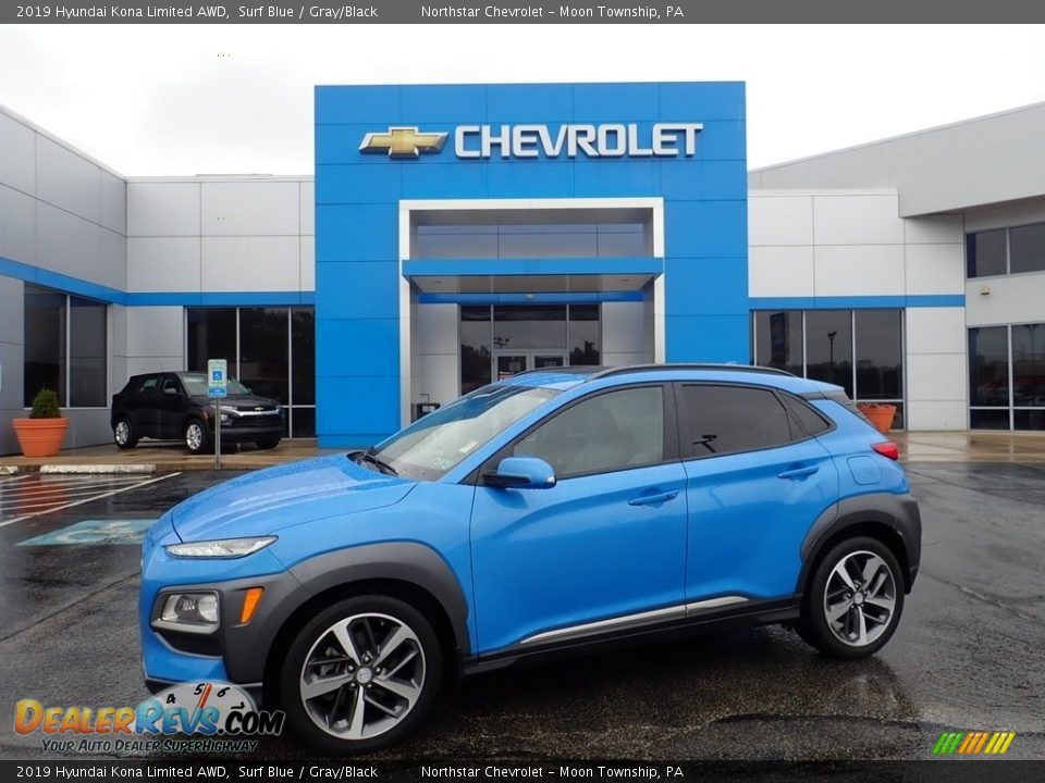Front 3/4 View of 2019 Hyundai Kona Limited AWD Photo #1