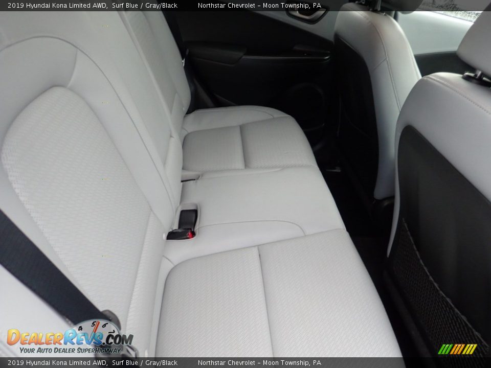 Rear Seat of 2019 Hyundai Kona Limited AWD Photo #18