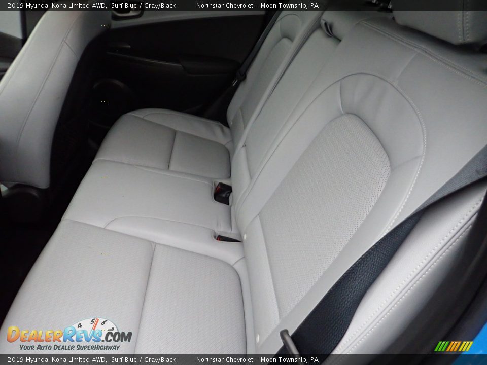 Rear Seat of 2019 Hyundai Kona Limited AWD Photo #21