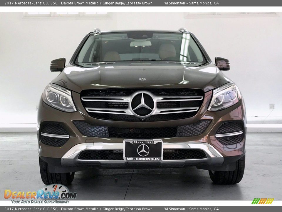 2017 Mercedes-Benz GLE 350 Dakota Brown Metallic / Ginger Beige/Espresso Brown Photo #2