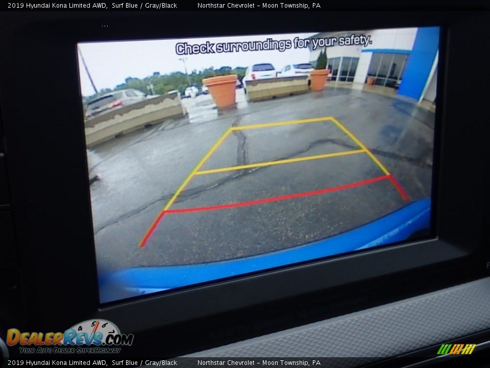 2019 Hyundai Kona Limited AWD Surf Blue / Gray/Black Photo #30