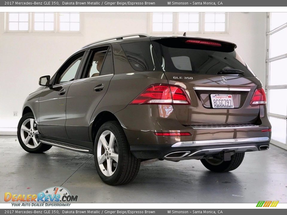 2017 Mercedes-Benz GLE 350 Dakota Brown Metallic / Ginger Beige/Espresso Brown Photo #10