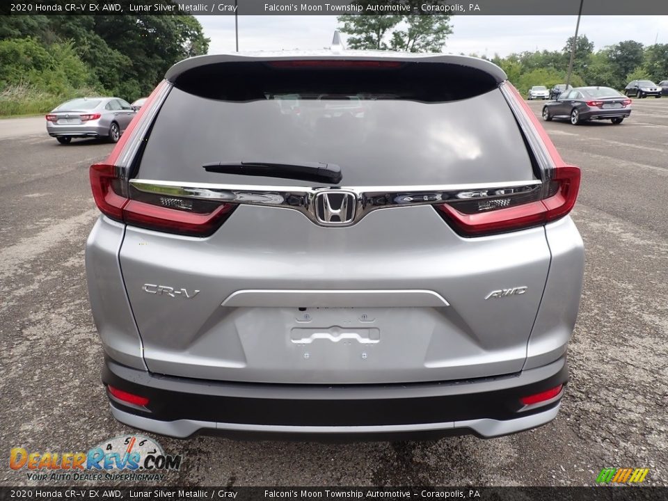 2020 Honda CR-V EX AWD Lunar Silver Metallic / Gray Photo #4