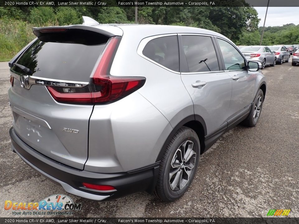 2020 Honda CR-V EX AWD Lunar Silver Metallic / Gray Photo #5