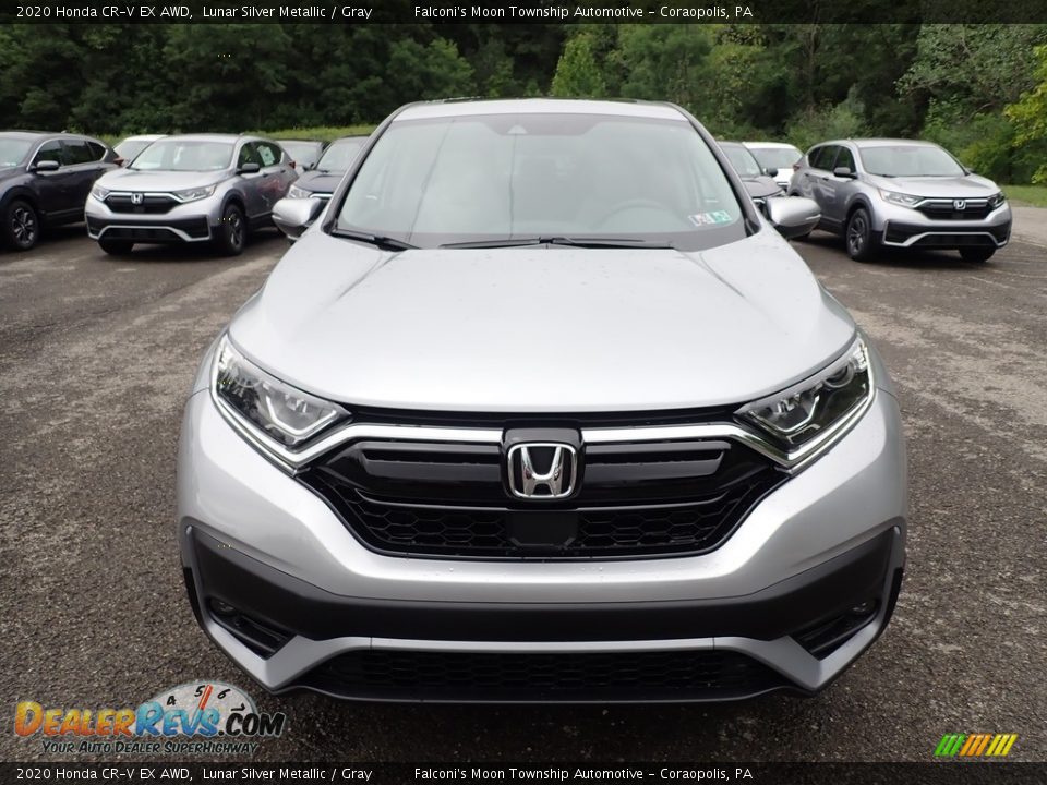 2020 Honda CR-V EX AWD Lunar Silver Metallic / Gray Photo #7