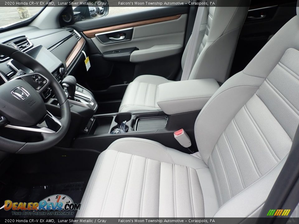 2020 Honda CR-V EX AWD Lunar Silver Metallic / Gray Photo #8