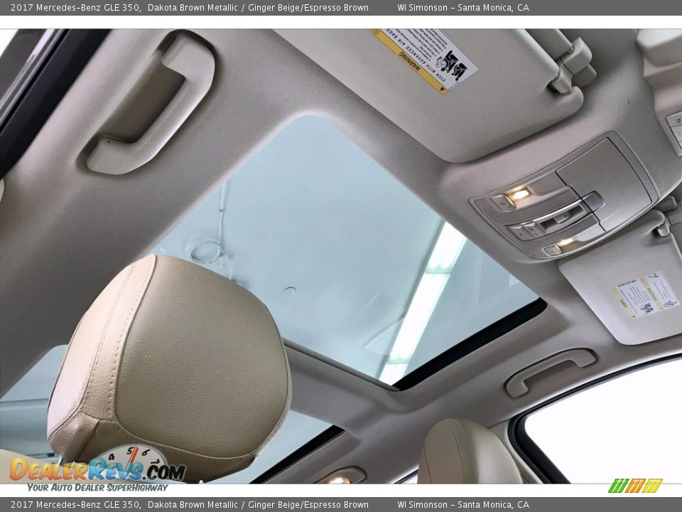 Sunroof of 2017 Mercedes-Benz GLE 350 Photo #29