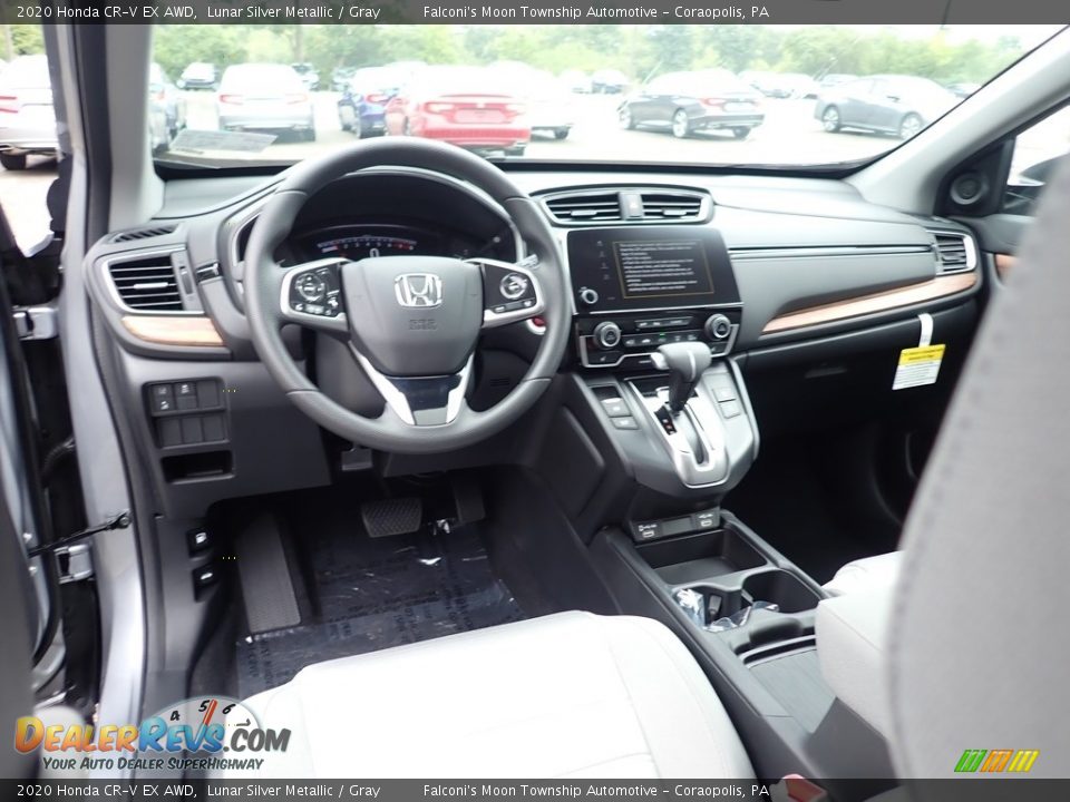 2020 Honda CR-V EX AWD Lunar Silver Metallic / Gray Photo #10