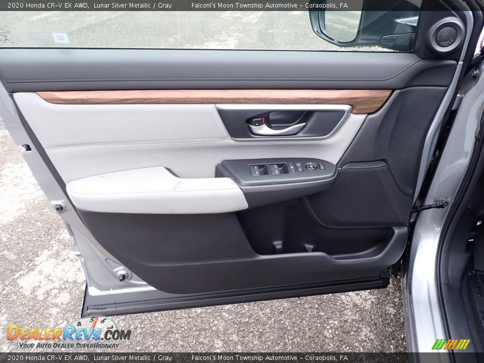 2020 Honda CR-V EX AWD Lunar Silver Metallic / Gray Photo #11