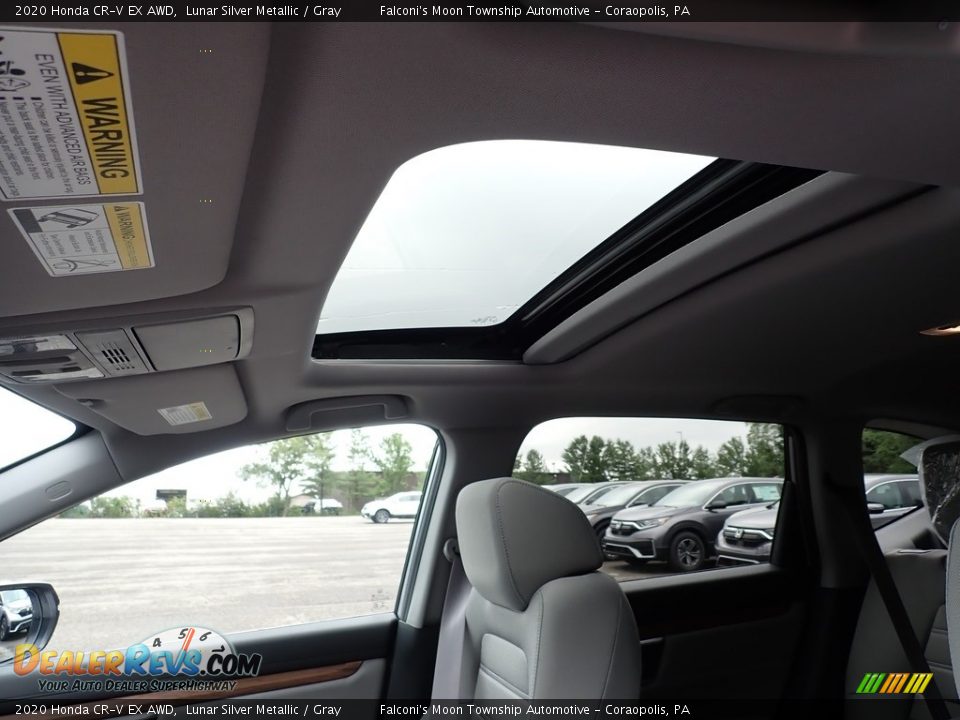 2020 Honda CR-V EX AWD Lunar Silver Metallic / Gray Photo #13