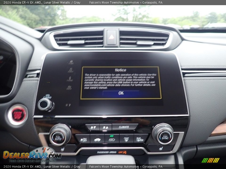 2020 Honda CR-V EX AWD Lunar Silver Metallic / Gray Photo #14