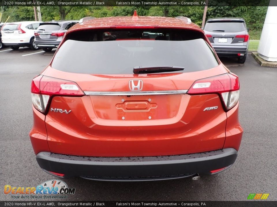 2020 Honda HR-V EX-L AWD Orangeburst Metallic / Black Photo #4