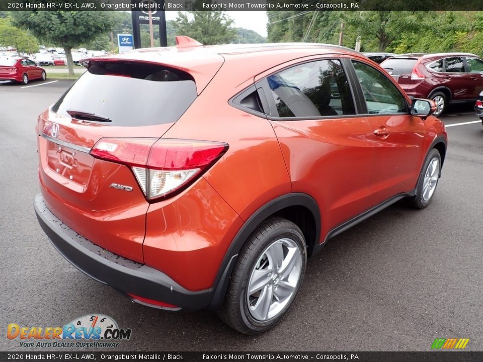 2020 Honda HR-V EX-L AWD Orangeburst Metallic / Black Photo #5