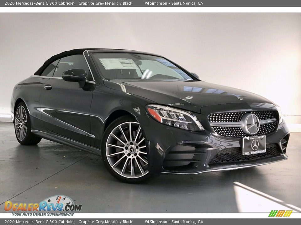 2020 Mercedes-Benz C 300 Cabriolet Graphite Grey Metallic / Black Photo #12