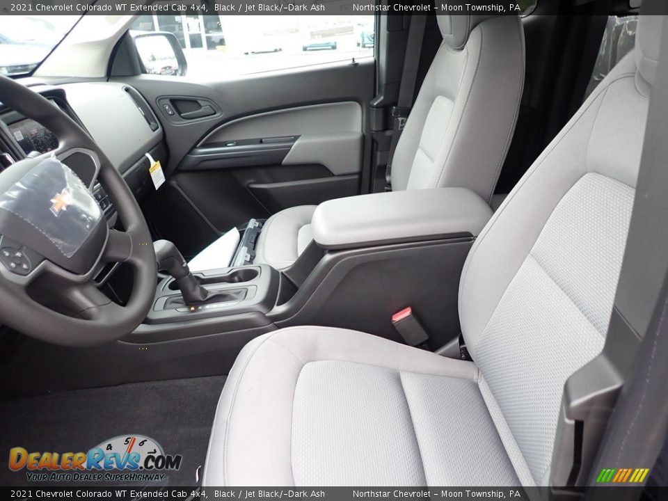 Front Seat of 2021 Chevrolet Colorado WT Extended Cab 4x4 Photo #16