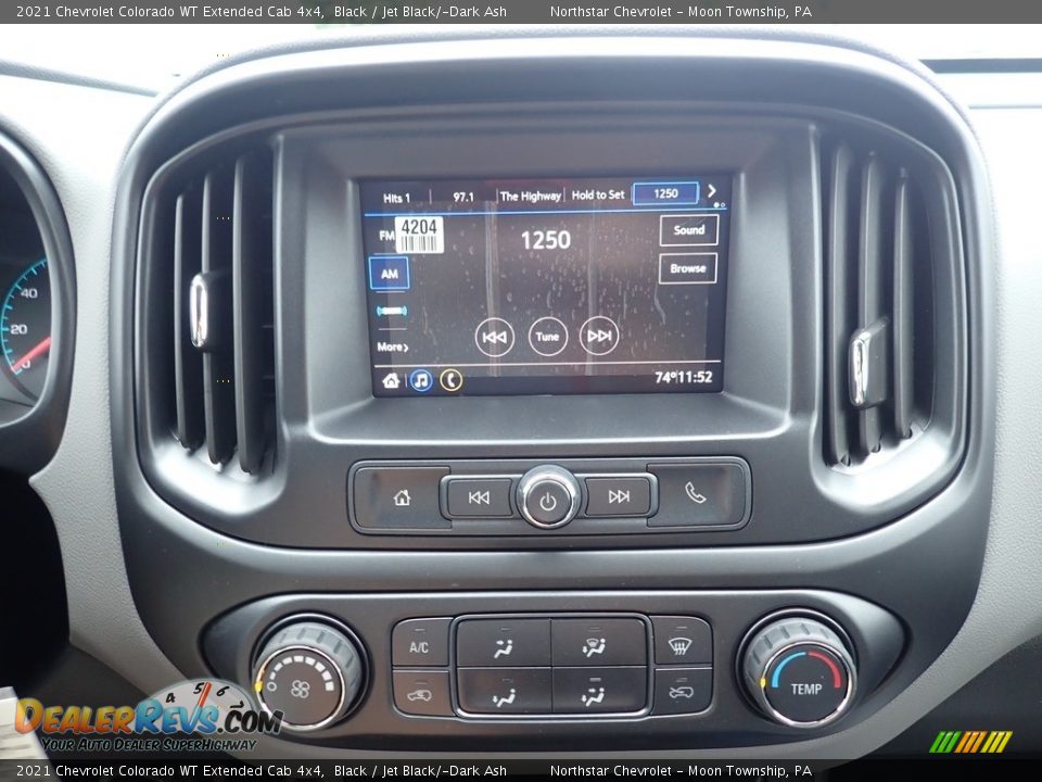 Controls of 2021 Chevrolet Colorado WT Extended Cab 4x4 Photo #17