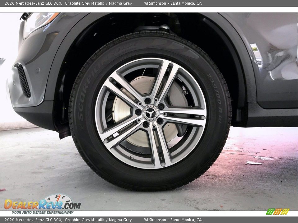 2020 Mercedes-Benz GLC 300 Graphite Grey Metallic / Magma Grey Photo #9