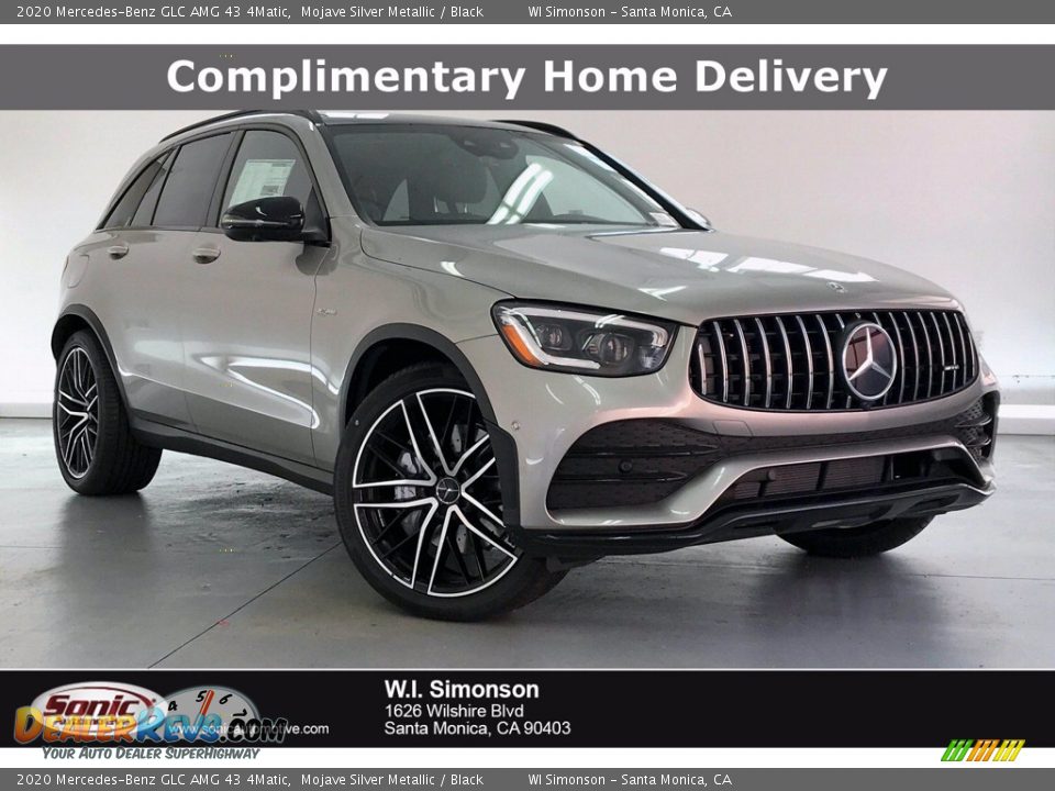 2020 Mercedes-Benz GLC AMG 43 4Matic Mojave Silver Metallic / Black Photo #1