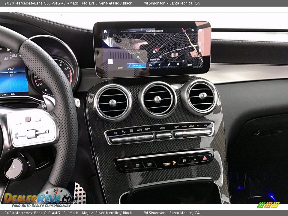 2020 Mercedes-Benz GLC AMG 43 4Matic Mojave Silver Metallic / Black Photo #6