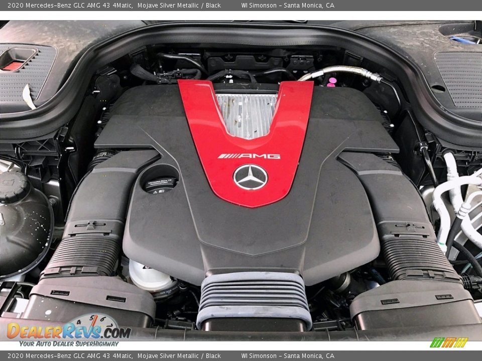 2020 Mercedes-Benz GLC AMG 43 4Matic Mojave Silver Metallic / Black Photo #8
