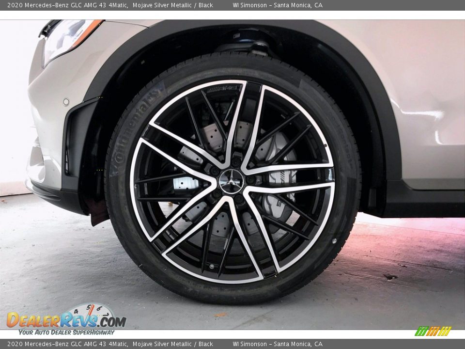 2020 Mercedes-Benz GLC AMG 43 4Matic Mojave Silver Metallic / Black Photo #9