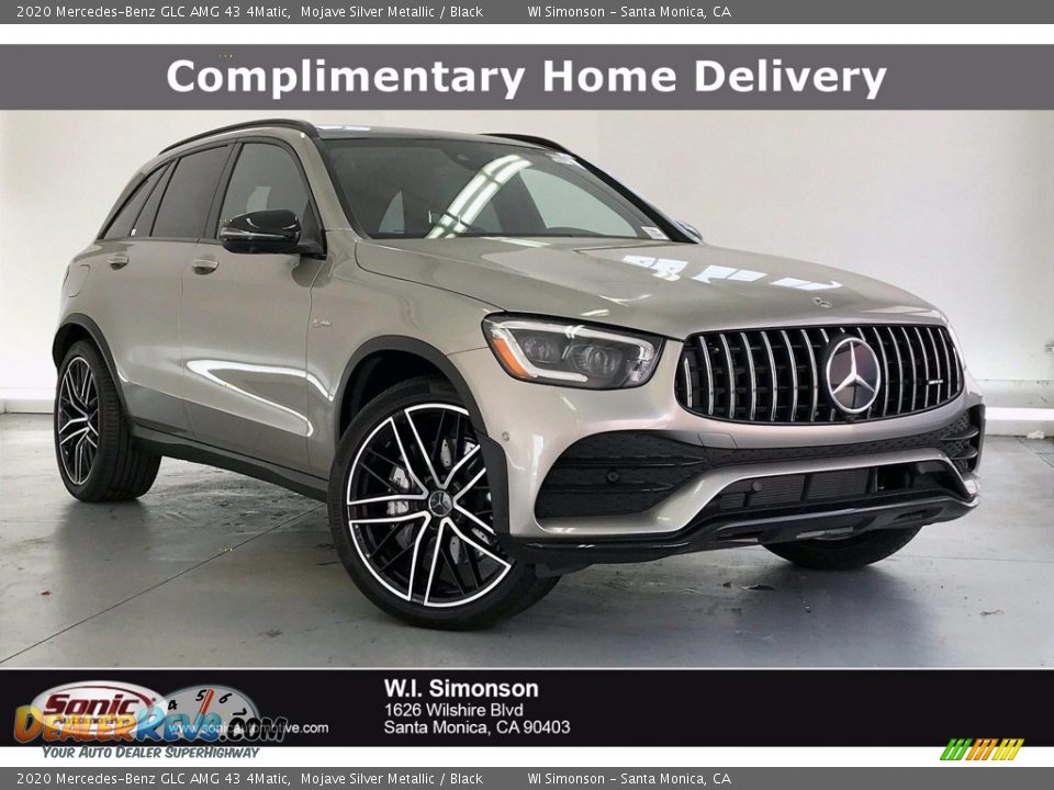 2020 Mercedes-Benz GLC AMG 43 4Matic Mojave Silver Metallic / Black Photo #1